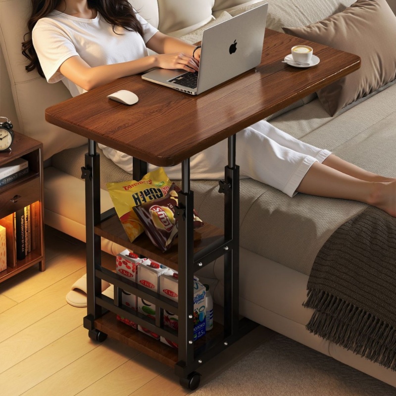 Desk Setup Laptop - Verplaatsbaar opklapbaar nachtkastje Nachtkastje Kleine tafel