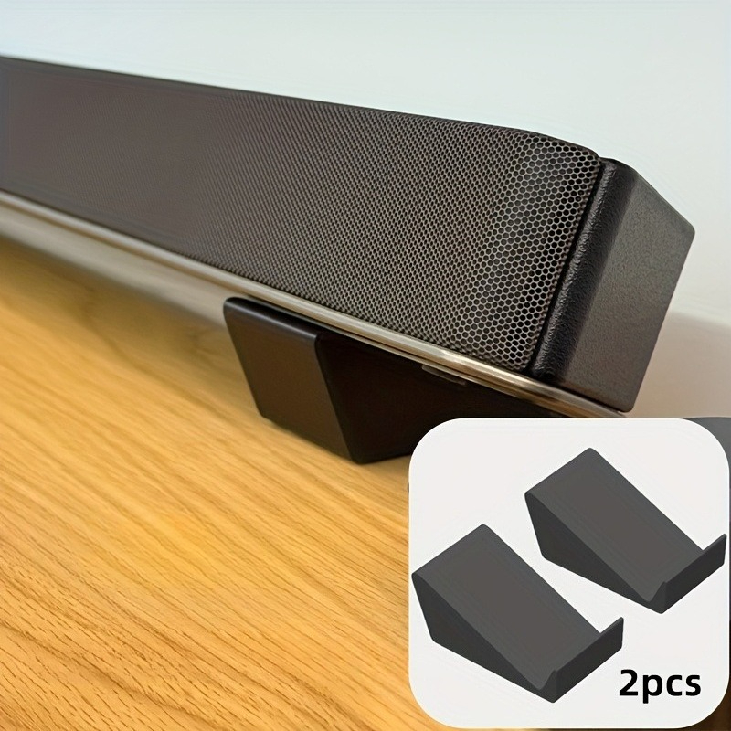 Desk Setup Pegboard - Universeel verstelbare soundbar-standaardbasis, compatibel met meerdere