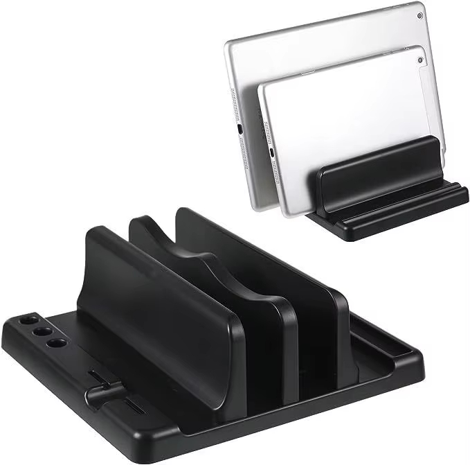 Desk Setup Organization - Office ABS-laptopstandaard Verticaal Bespaar ruimte op