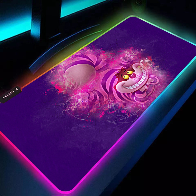 Desk Setup Laptop - Grote muismat RGB A-Alices in Wonderland