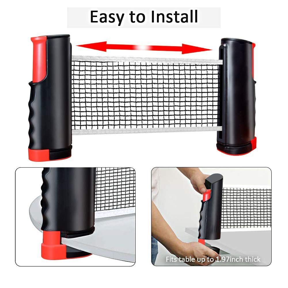 Intrekbaar pingpongnet met fra - Desk Setup Pegboard recensie en prijs