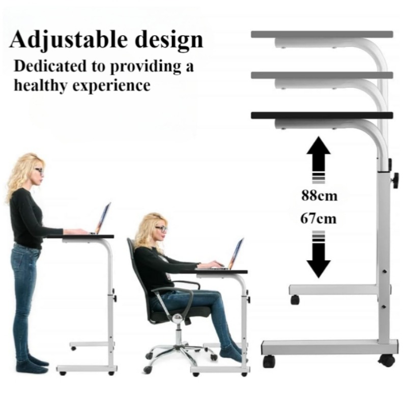 Nachtkastje met universele wie - Desk Setup Laptop recensie en prijs
