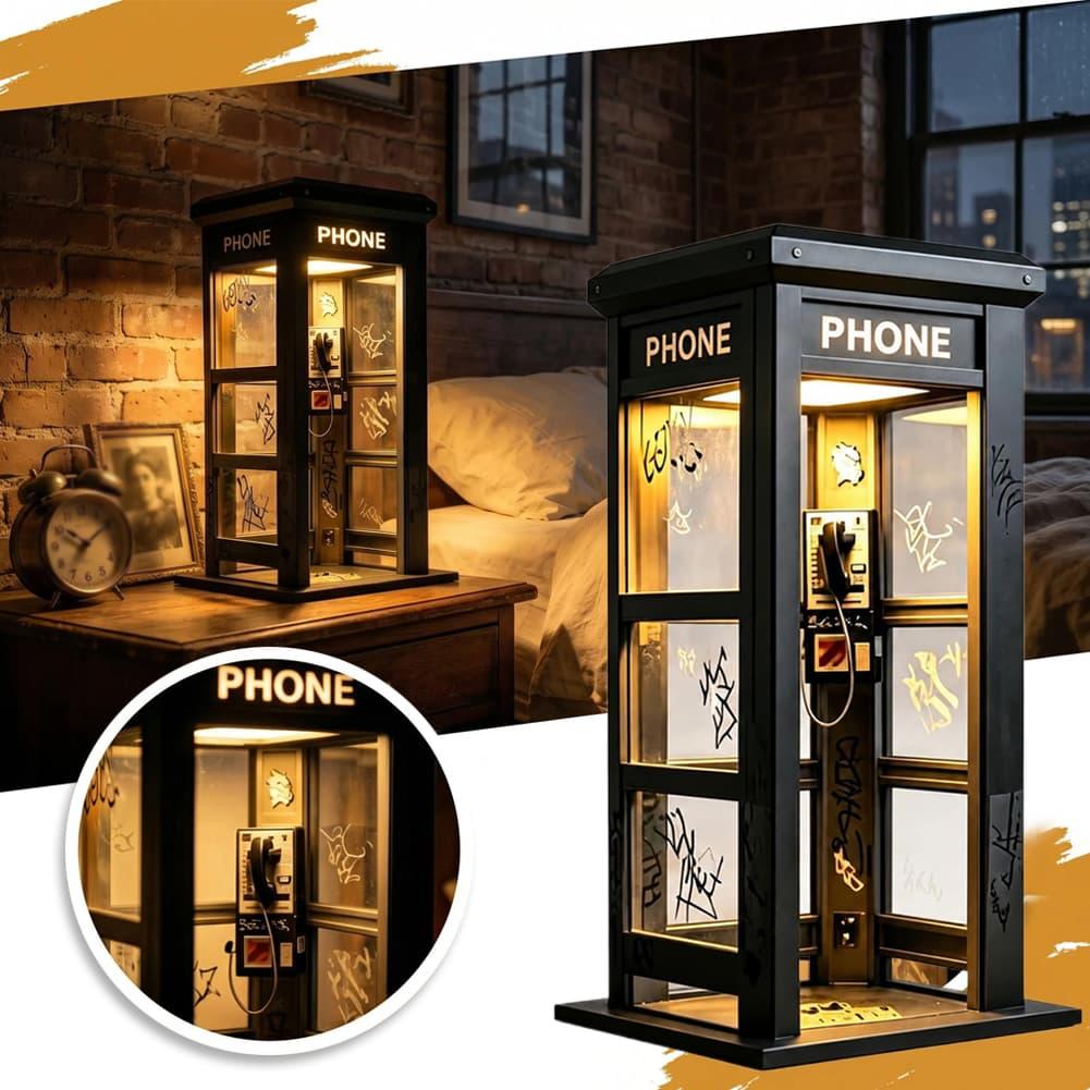 Retro Graffiti Telefooncel Taf - Desk Setup Lamp recensie en prijs