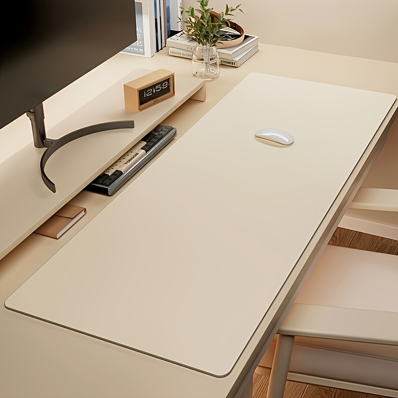 1 stuks grote muismat van PU-l - Desk Setup Cozy recensie en prijs