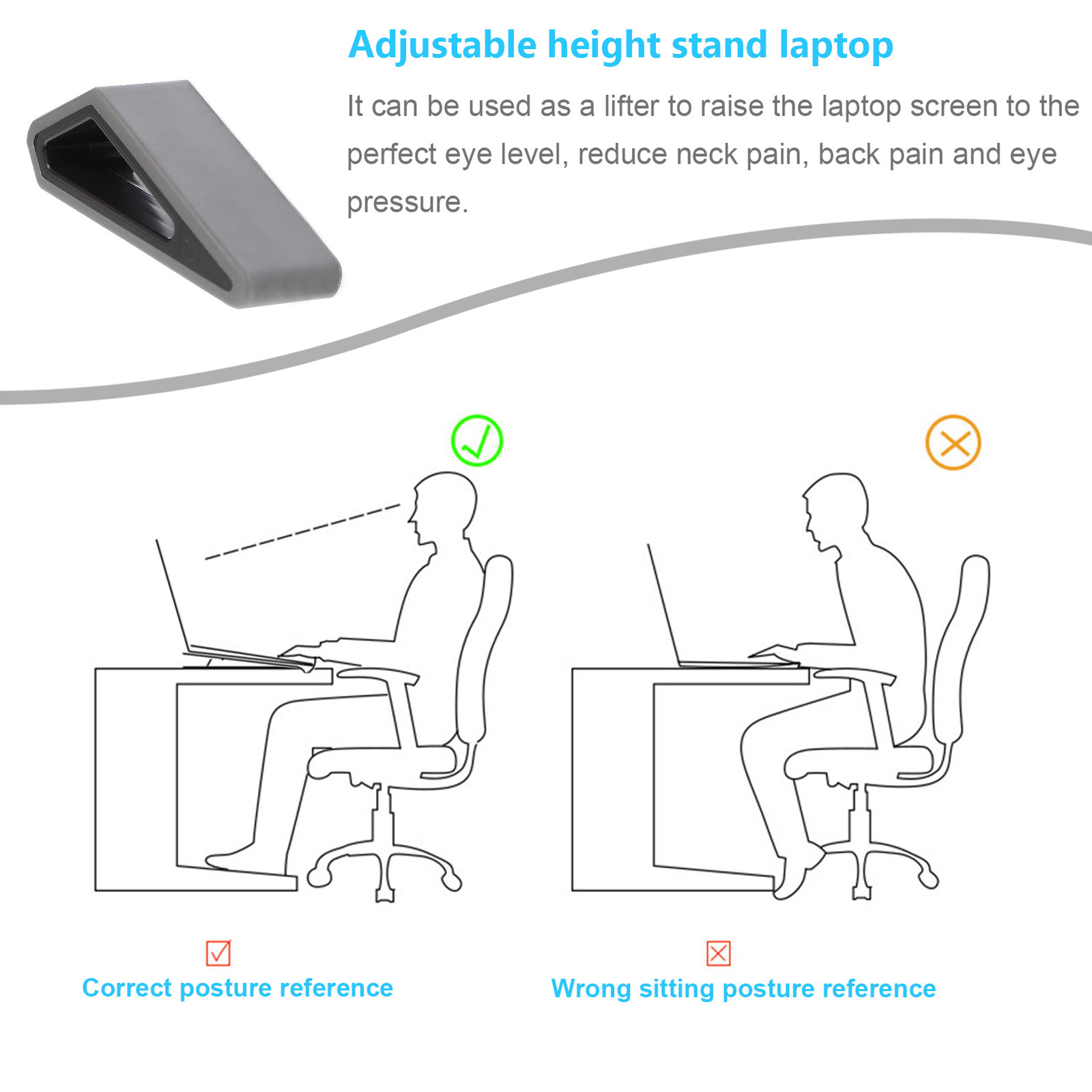 2-delige laptopstandaard, note - Desk Setup Laptop recensie en prijs