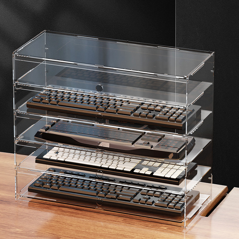 Premium helder acryl stofdicht - Desk Setup Pegboard recensie en prijs
