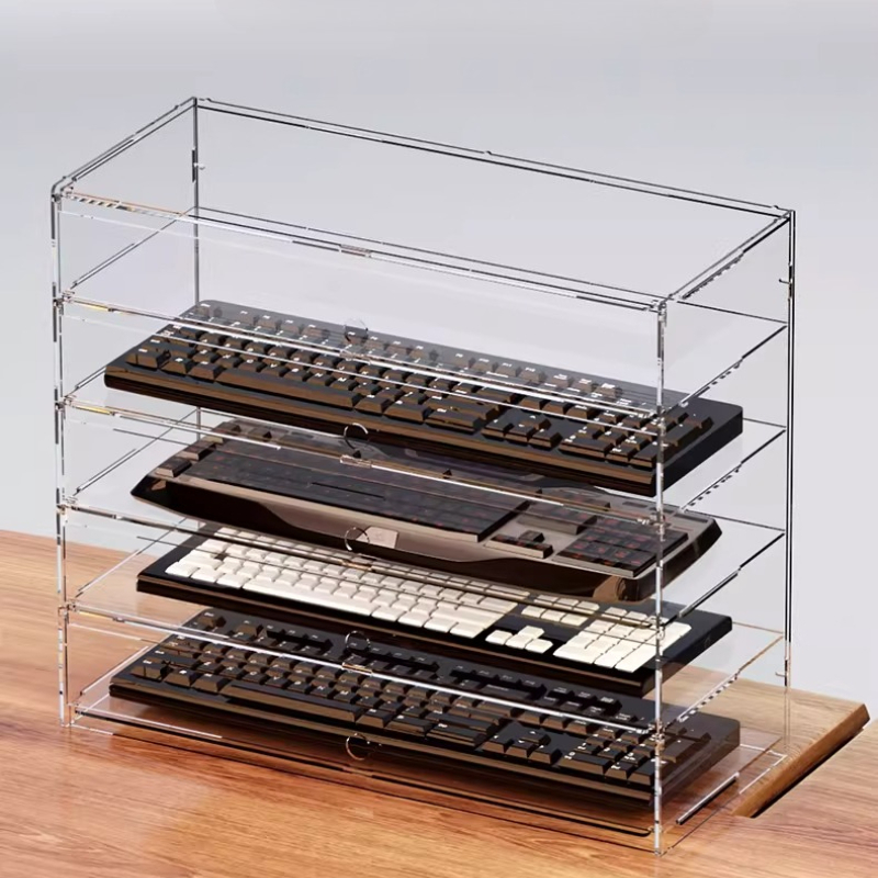 Premium helder acryl stofdicht - Desk Setup Pegboard recensie en prijs