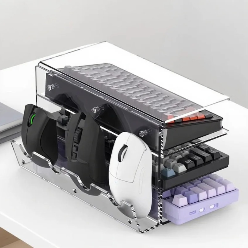 Toetsenbord-displaystandaard 3 - Desk Setup Pegboard recensie en prijs