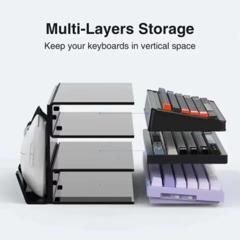 Toetsenbord-displaystandaard 3 - Desk Setup Pegboard recensie en prijs