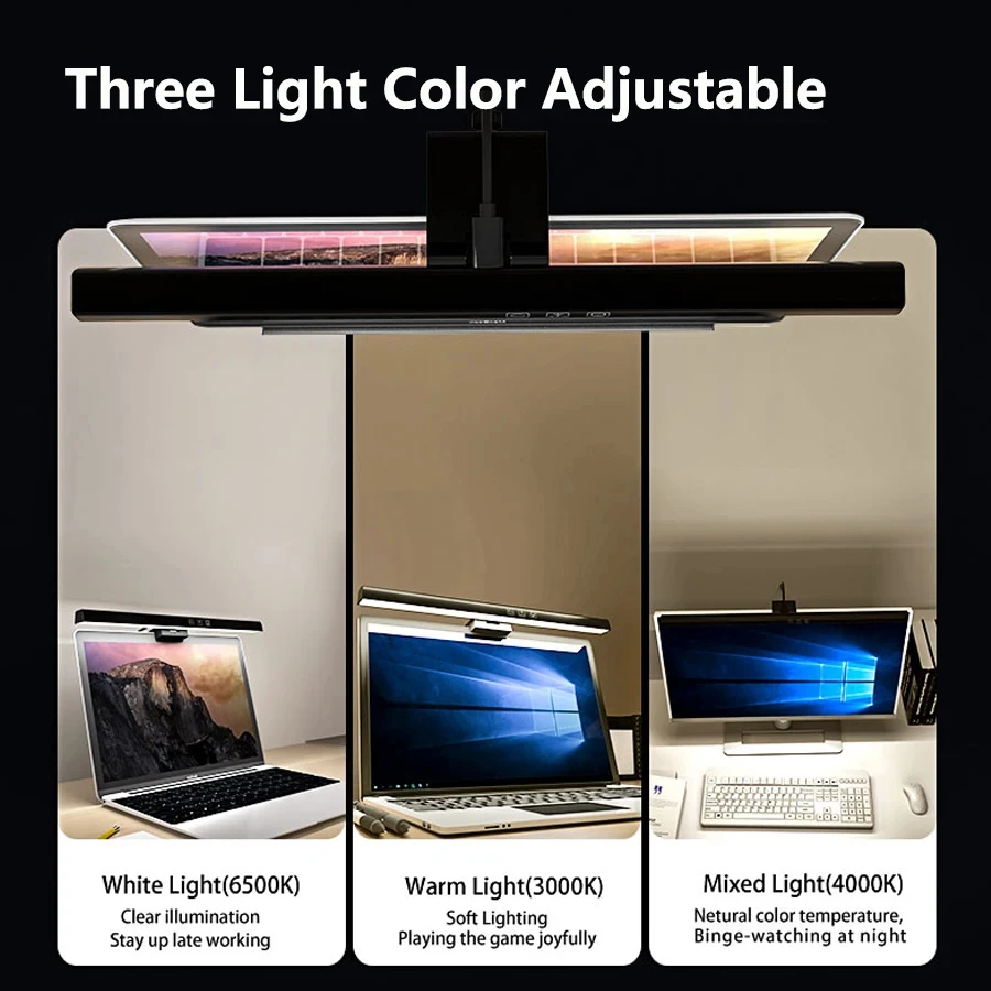 33cm 50cm LED Monitorlamp Lees - Desk Setup Pegboard recensie en prijs