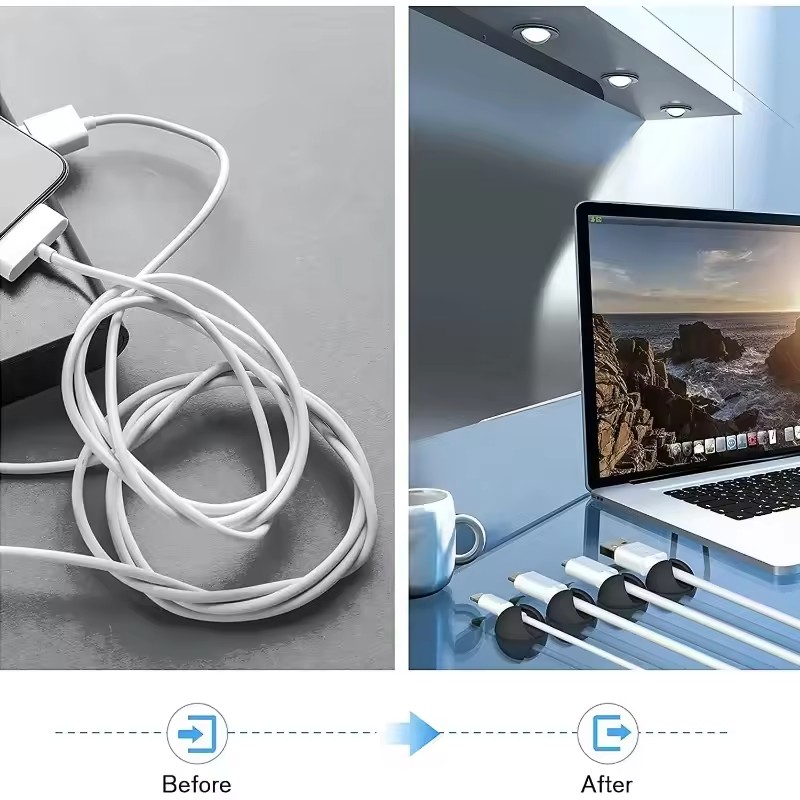 5/50 Stuks Desktop Muur Kabel  - Desk Setup Organization recensie en prijs