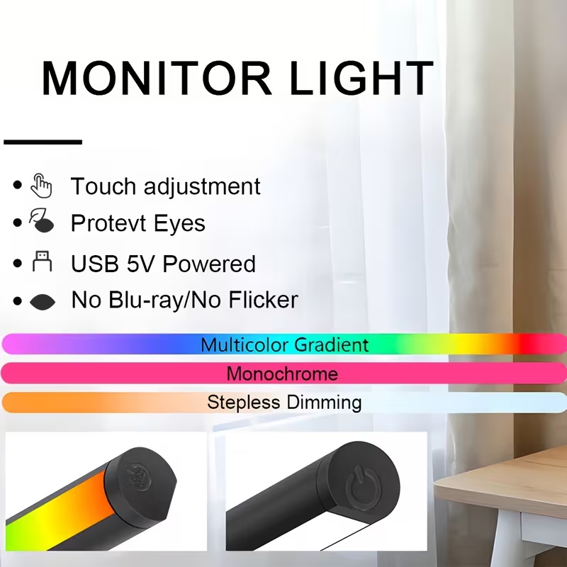 Led-monitorlichtbalk, computer - Desk Setup Lamp recensie en prijs