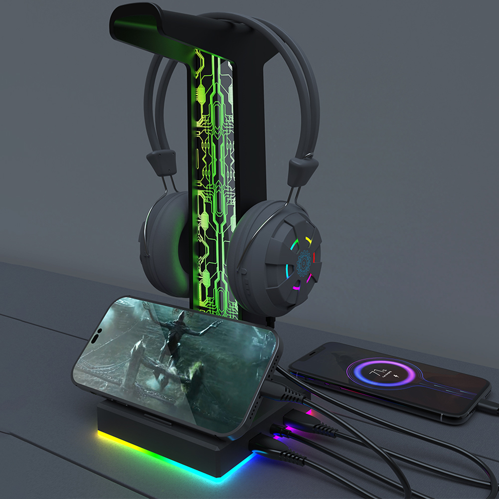 Rgb Gaming Hoofdtelefoon Stand - Desk Setup Lamp recensie en prijs