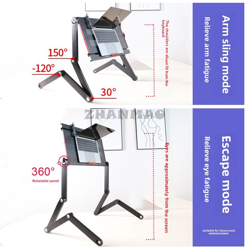 Liggend plat op het bed, lapto - Desk Setup Laptop recensie en prijs