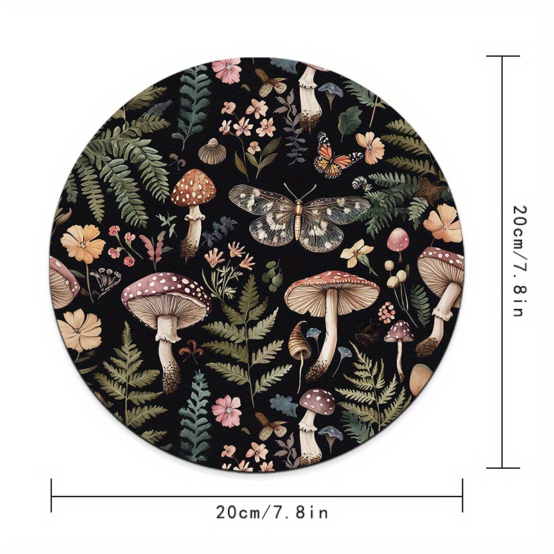 Ronde Forest Plant muismat Rub - Desk Setup Pegboard recensie en prijs