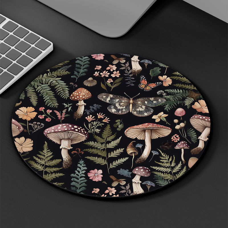 Ronde Forest Plant muismat Rub - Desk Setup Pegboard recensie en prijs